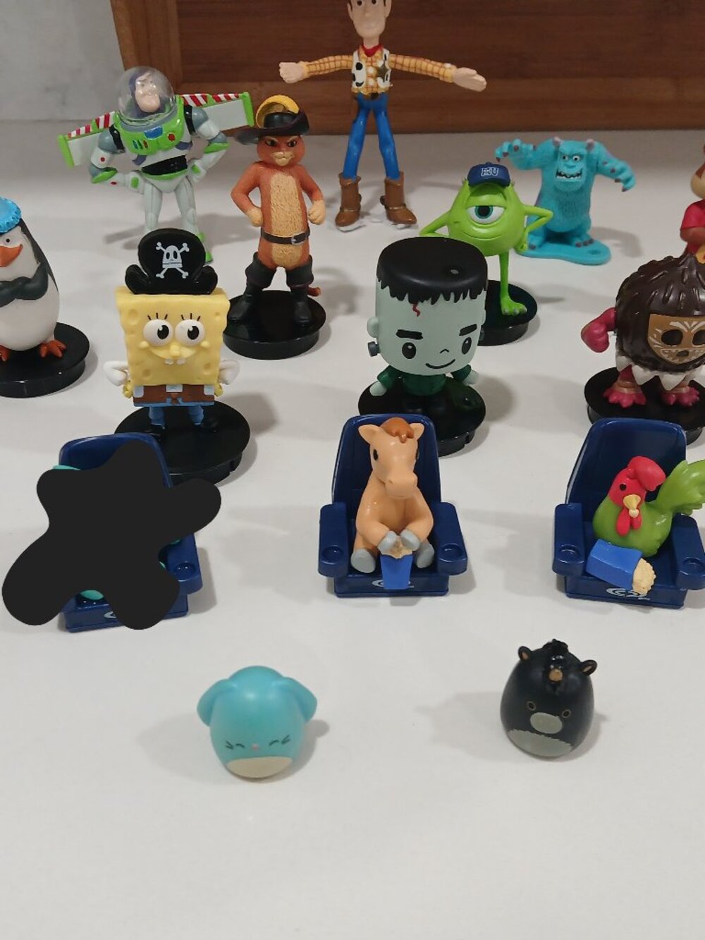 Fun Collection of Cinaplex Cup Toppers And Feature Characters ,Good Condition.